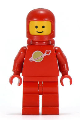 LEGO Minifigure-Classic Space - Red with Airtanks-Space / Classic Space-SP005-Creative Brick Builders